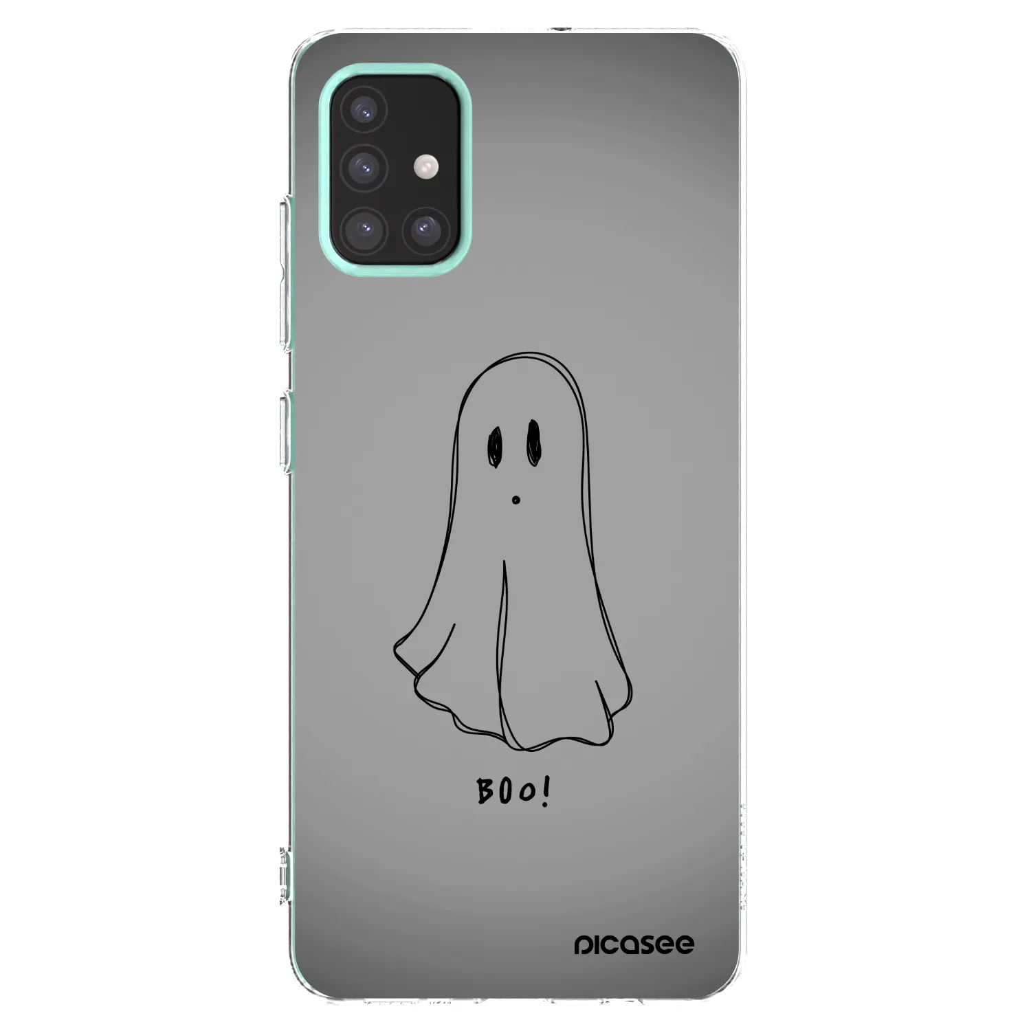 Picasee silikonska prozirna maskica za Samsung Galaxy M31s - Ghost