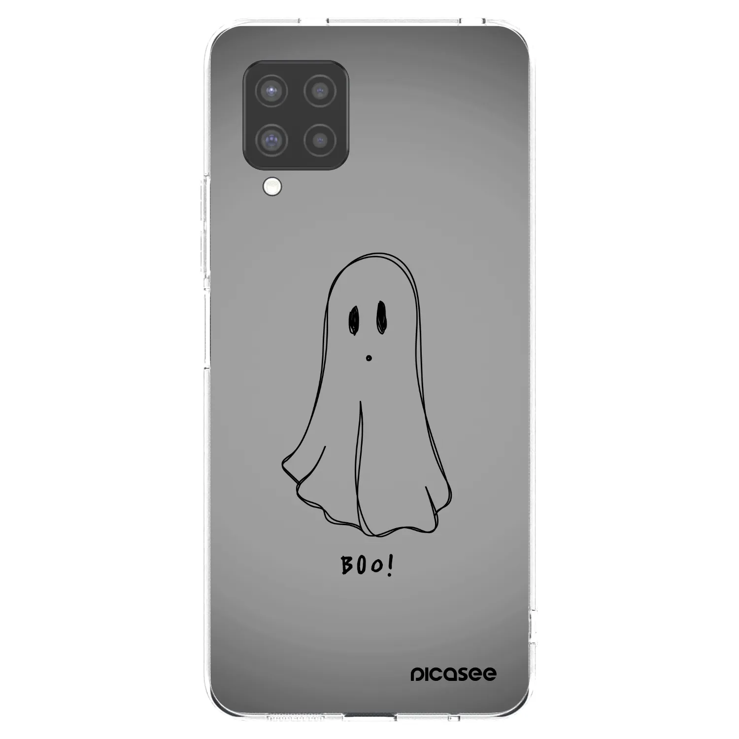 Picasee silikonska prozirna maskica za Samsung Galaxy A42 A426B - Ghost