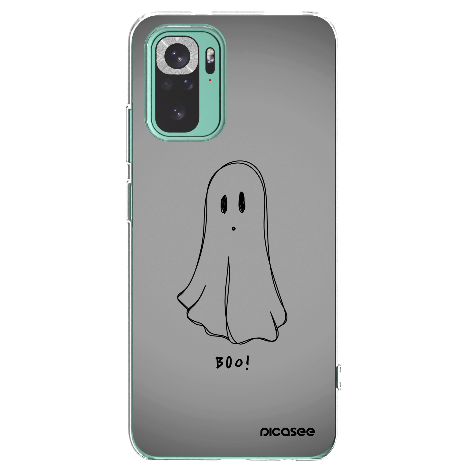 Picasee silikonska prozirna maskica za Xiaomi Redmi Note 10 Pro - Ghost
