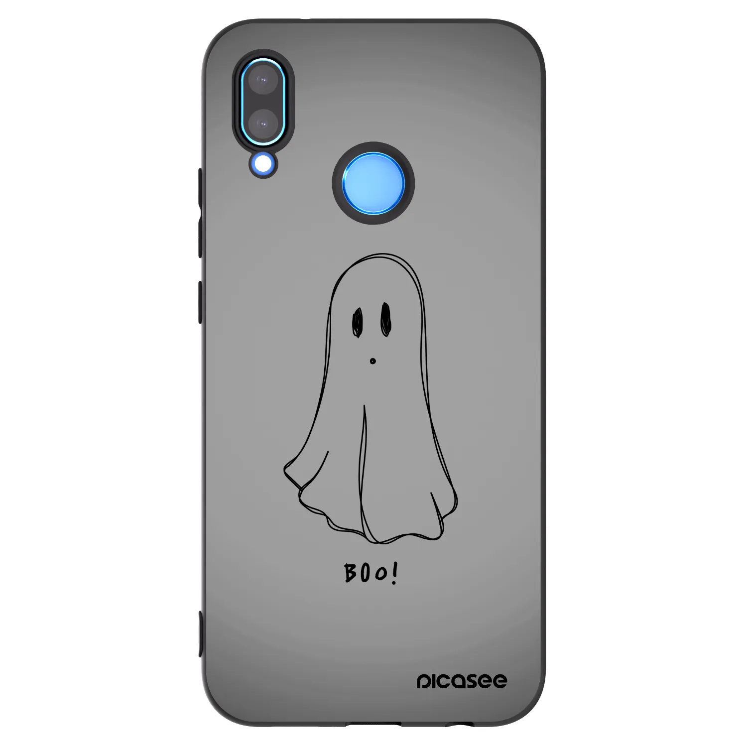 Picasee crna silikonska maskica za Huawei P20 Lite - Ghost