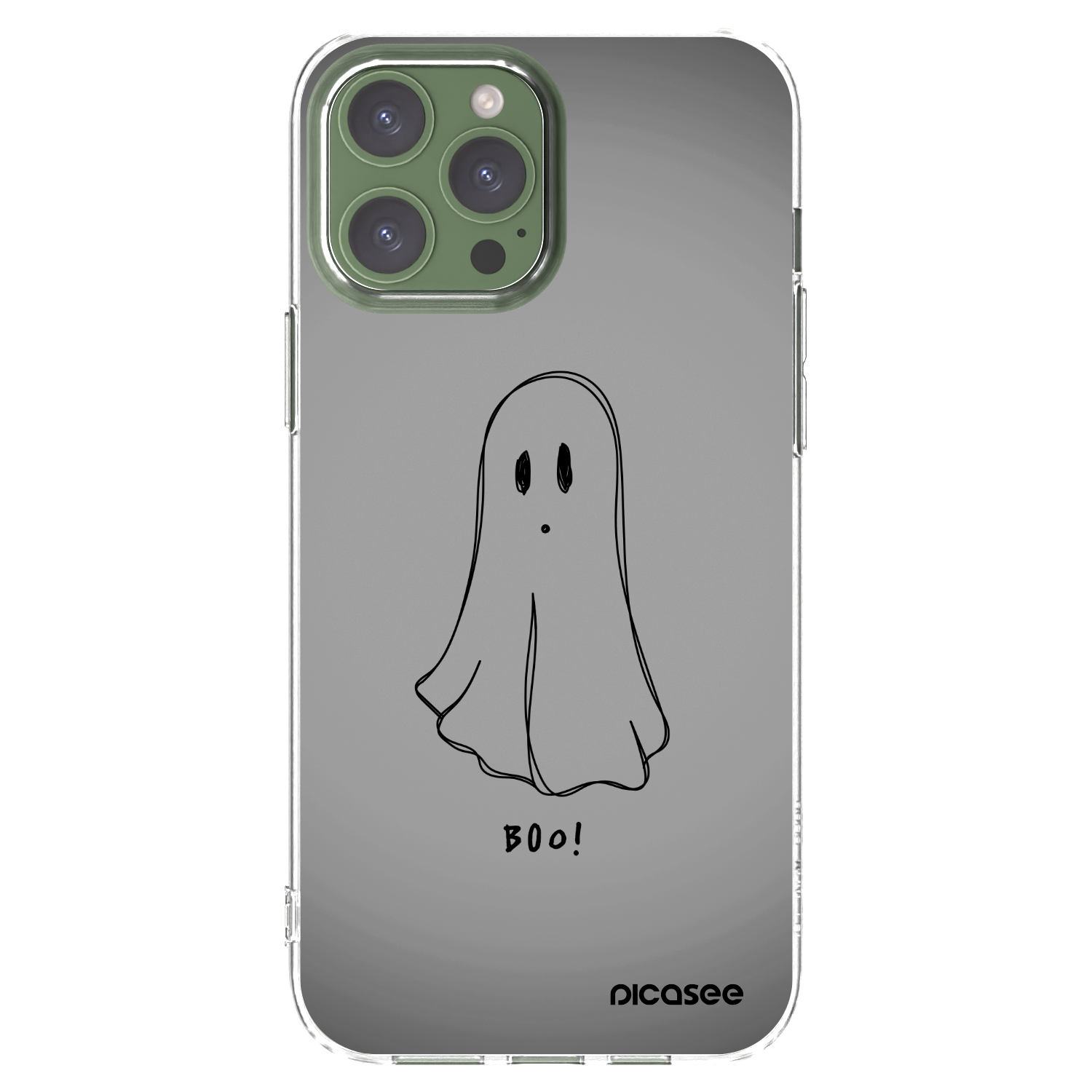 Picasee silikonska prozirna maskica za Apple iPhone 13 Pro Max - Ghost