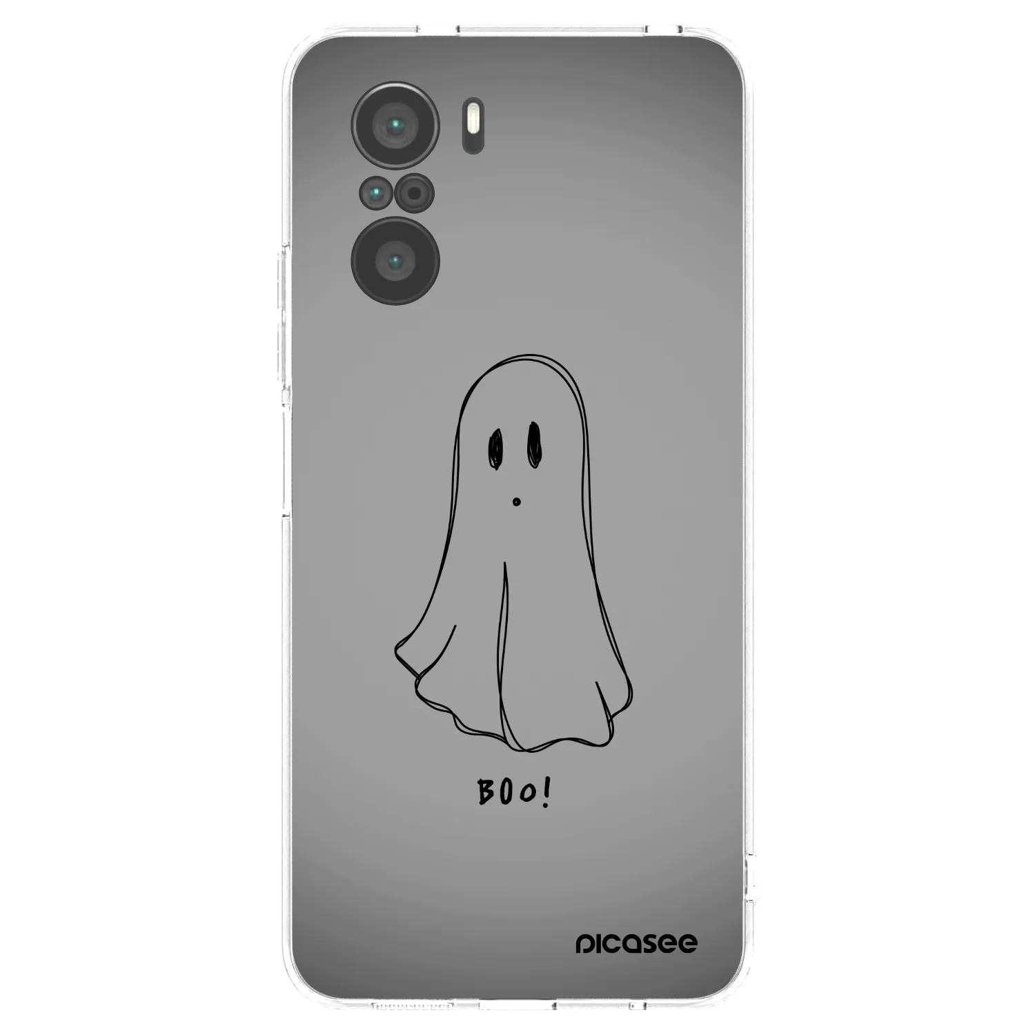 Picasee silikonska prozirna maskica za Xiaomi Poco F3 - Ghost