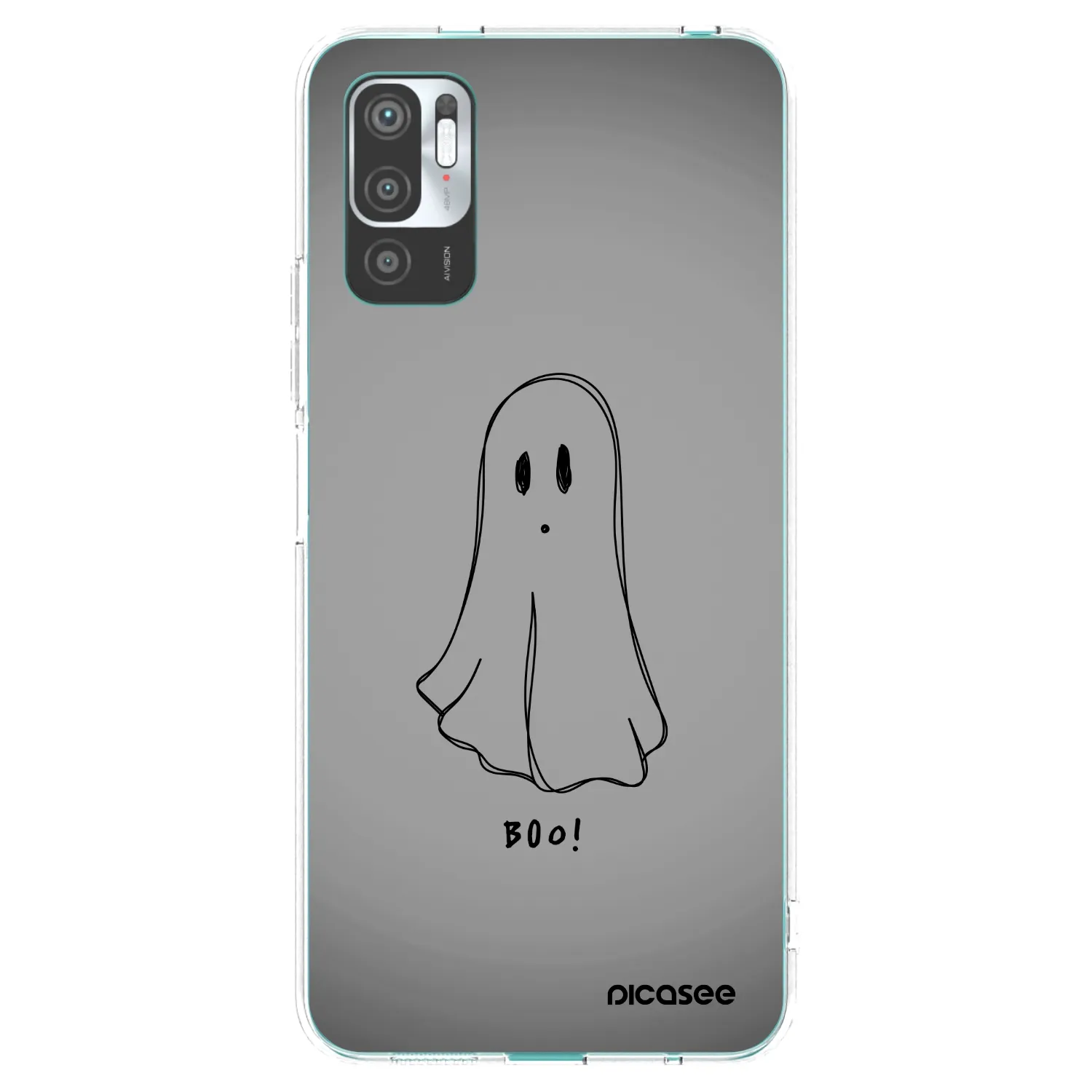 Picasee silikonska prozirna maskica za Xiaomi Redmi Note 10 5G - Ghost