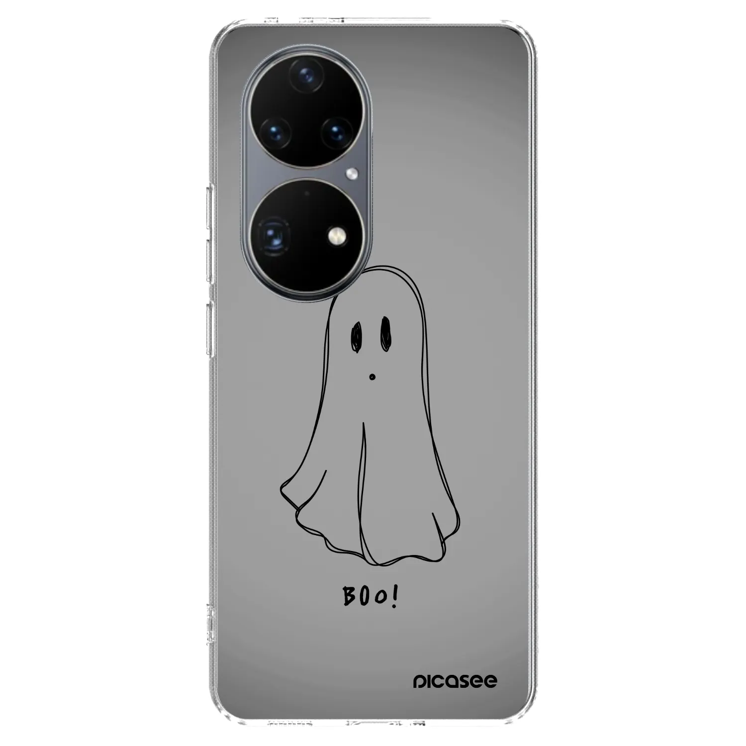 Picasee silikonska prozirna maskica za Huawei P50 - Ghost