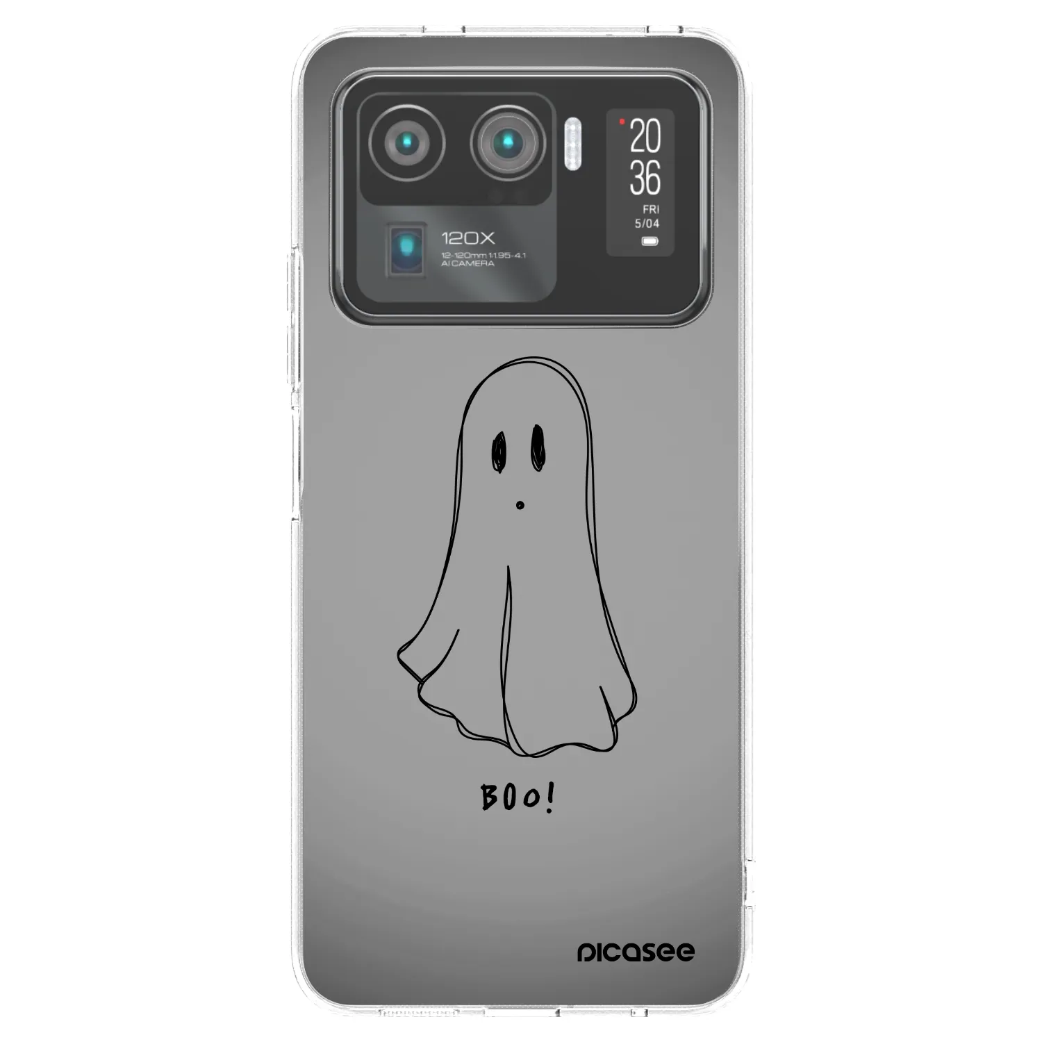 Picasee silikonska prozirna maskica za Xiaomi Mi 11 Ultra - Ghost