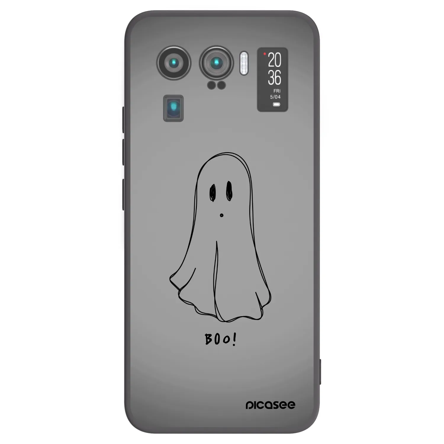 Picasee crna silikonska maskica za Xiaomi Mi 11 Ultra - Ghost