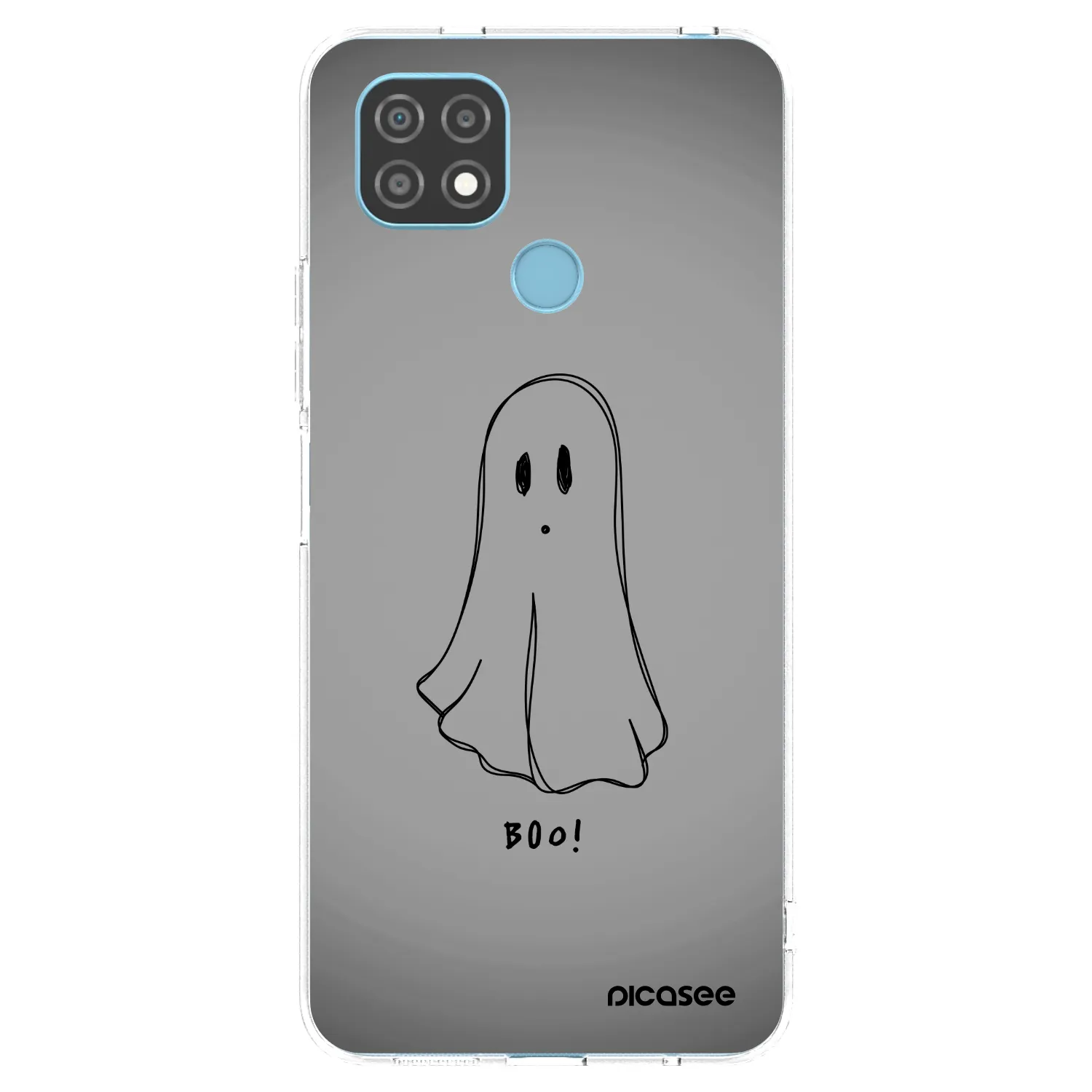 Picasee silikonska prozirna maskica za Realme C21 - Ghost