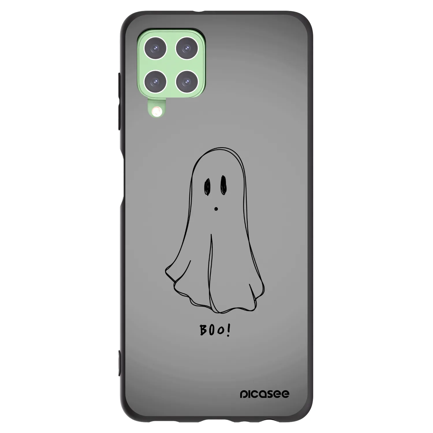 Picasee crna silikonska maskica za Samsung Galaxy A22 A225F 4G - Ghost