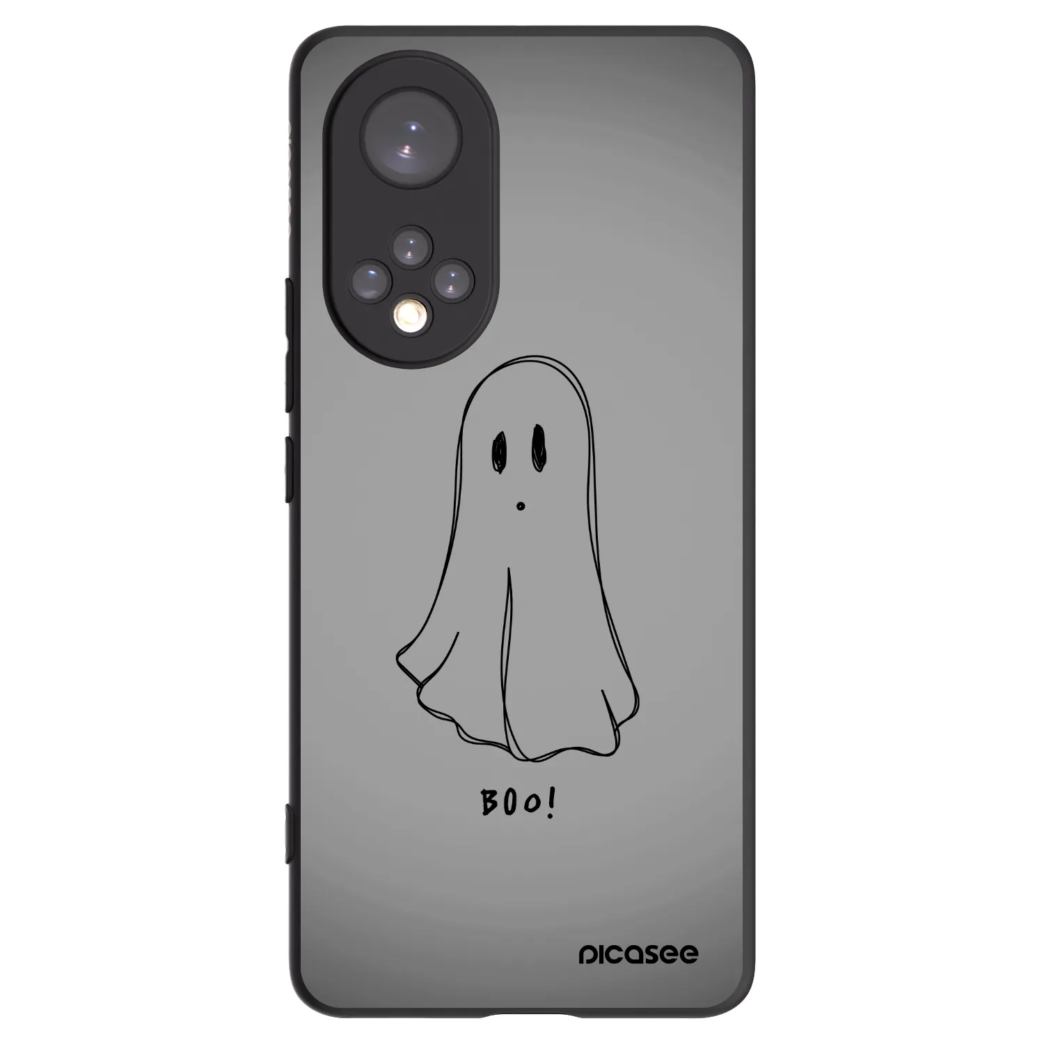 Picasee crna silikonska maskica za Honor 50 5G - Ghost