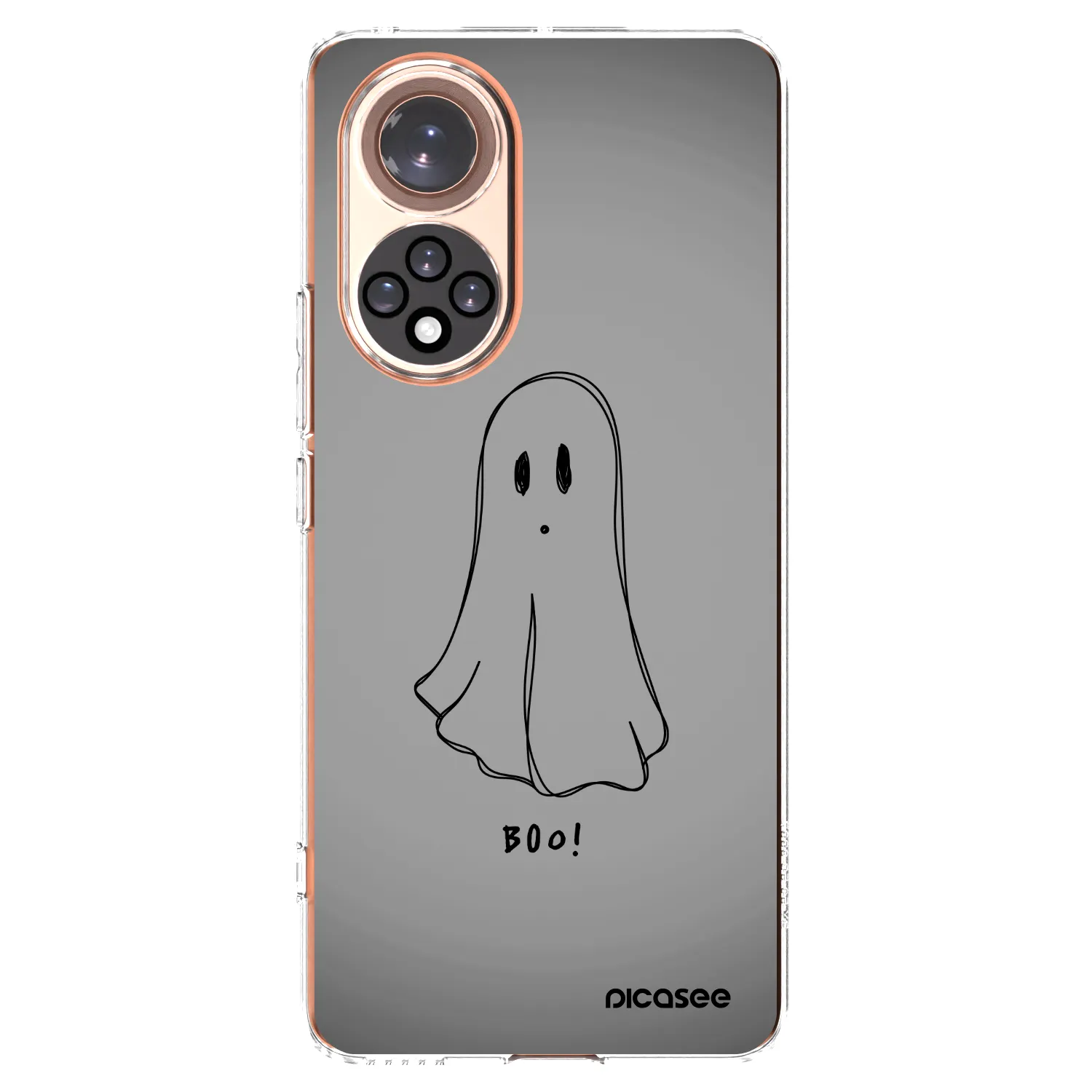 Picasee silikonska prozirna maskica za Honor 50 5G - Ghost