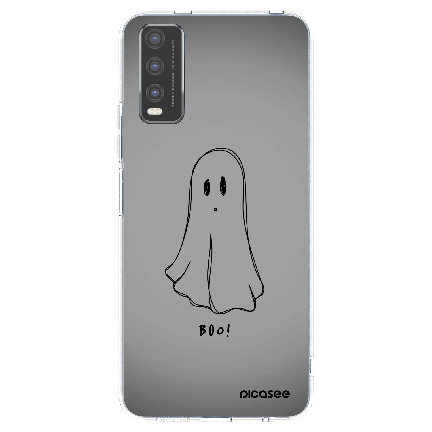 Picasee silikonska prozirna maskica za Vivo Y20s - Ghost