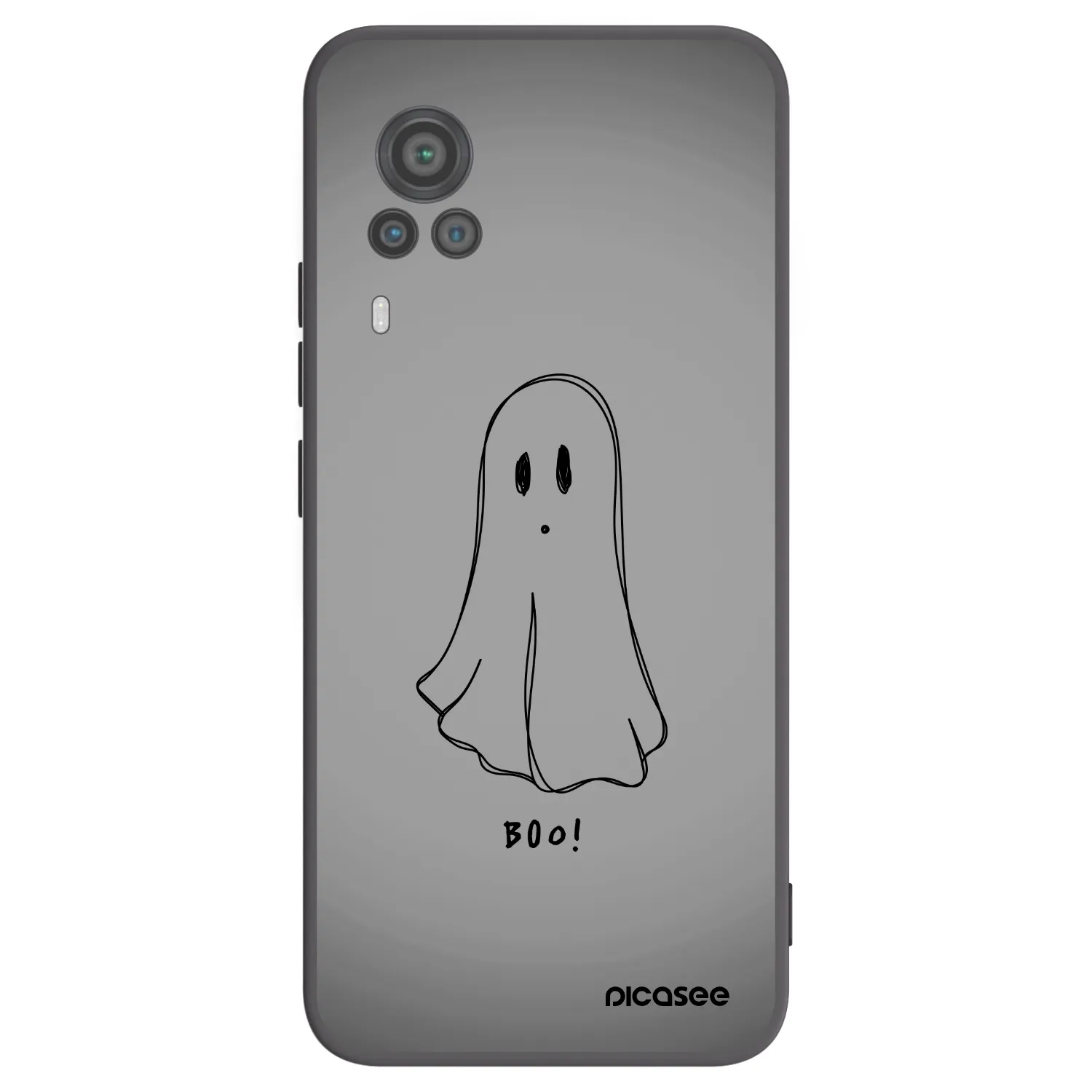 Picasee crna silikonska maskica za Vivo X60 Pro 5G - Ghost