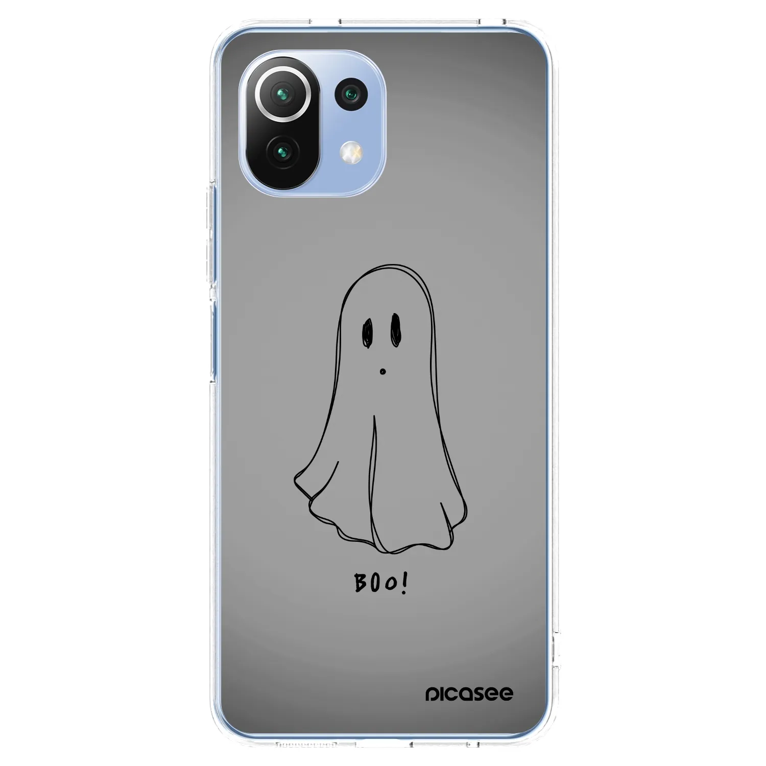 Picasee silikonska prozirna maskica za Xiaomi 11 Lite 5G NE - Ghost