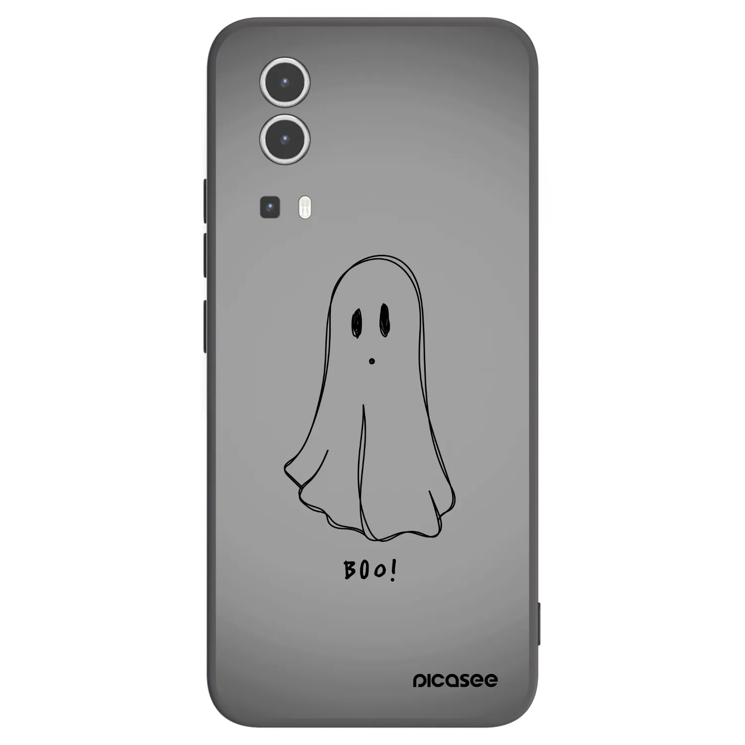 Picasee crna silikonska maskica za Vivo Y72 5G - Ghost
