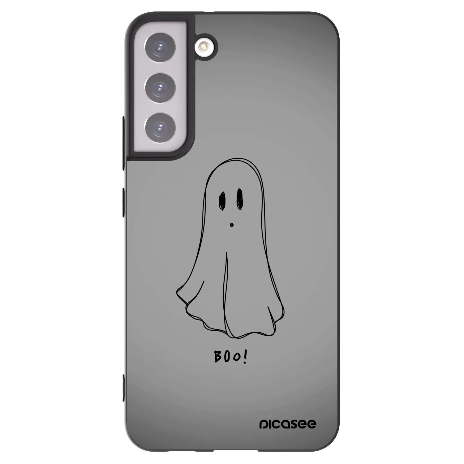 Picasee crna silikonska maskica za Samsung Galaxy S22+ 5G - Ghost