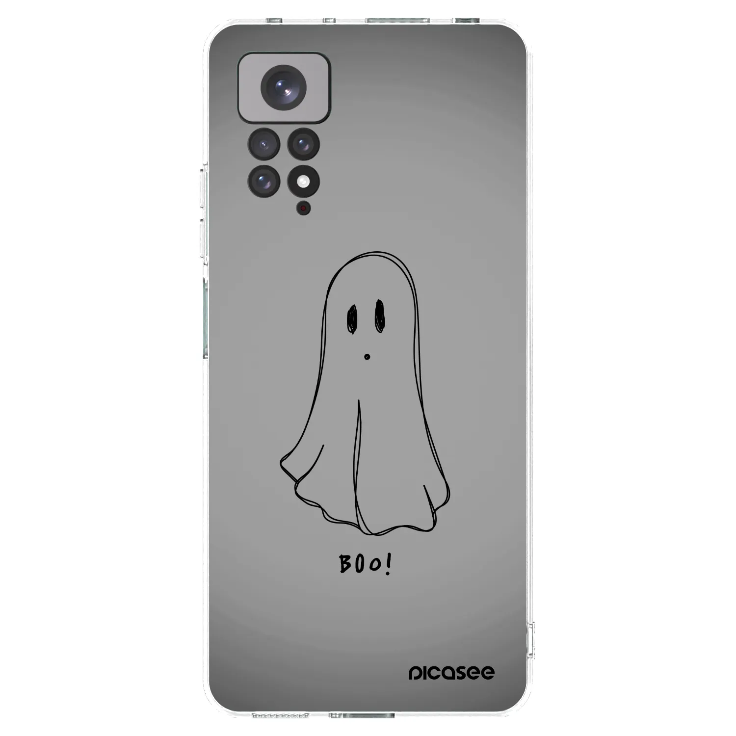 Picasee silikonska prozirna maskica za Xiaomi Redmi Note 11 - Ghost