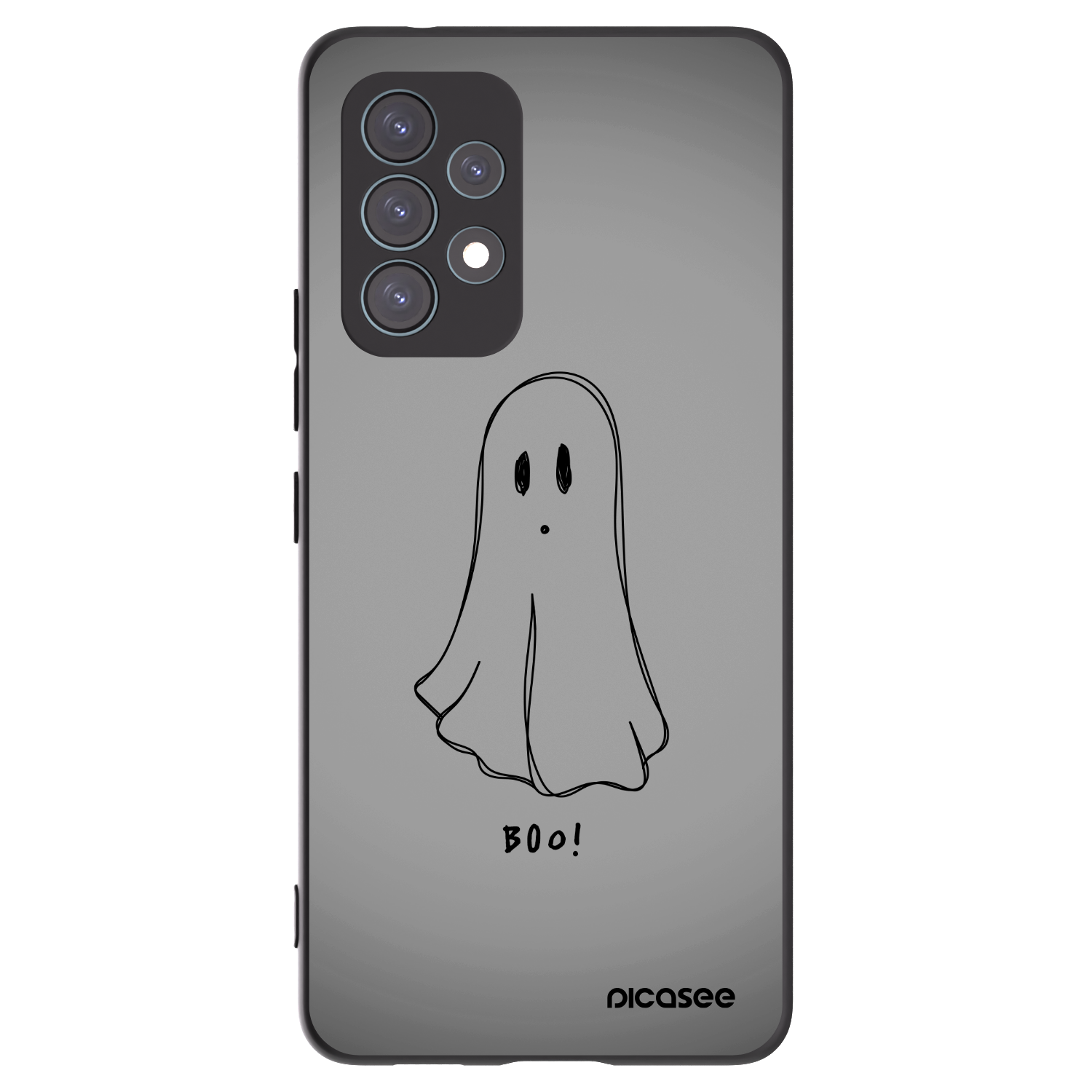 Picasee crna silikonska maskica za Samsung Galaxy A53 5G A536 - Ghost