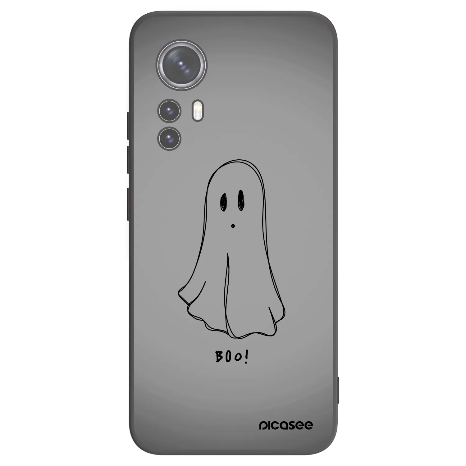 Picasee crna silikonska maskica za Xiaomi 12 - Ghost