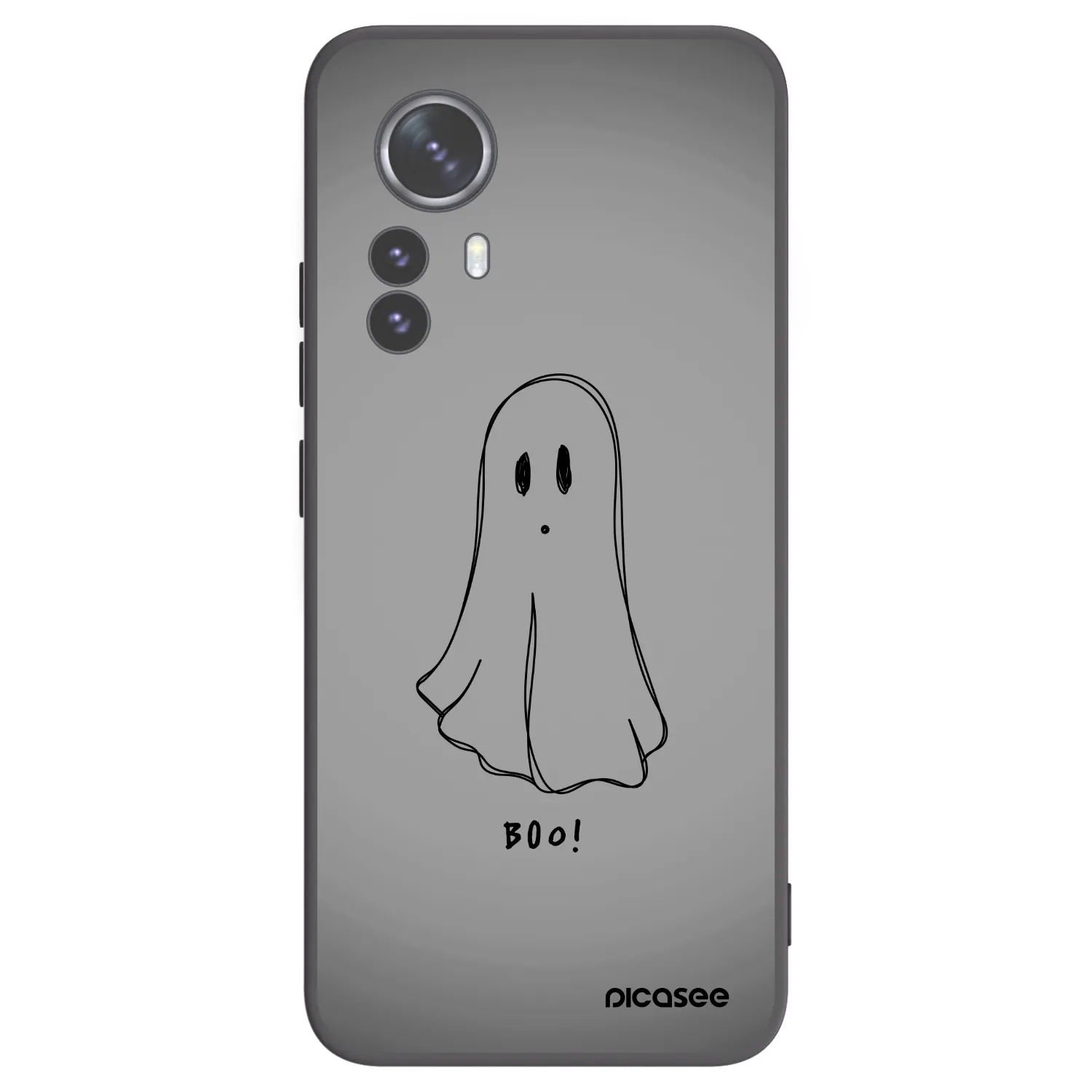 Picasee crna silikonska maskica za Xiaomi 12 Pro - Ghost