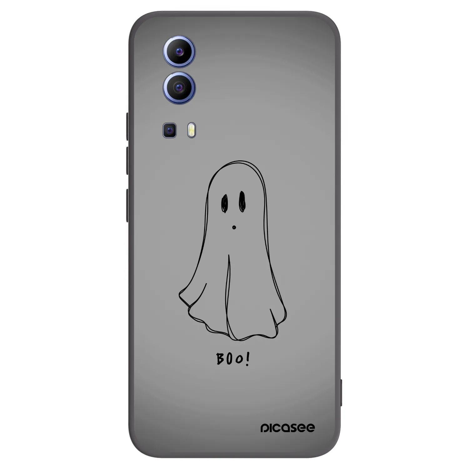 Picasee crna silikonska maskica za Vivo Y52 5G - Ghost