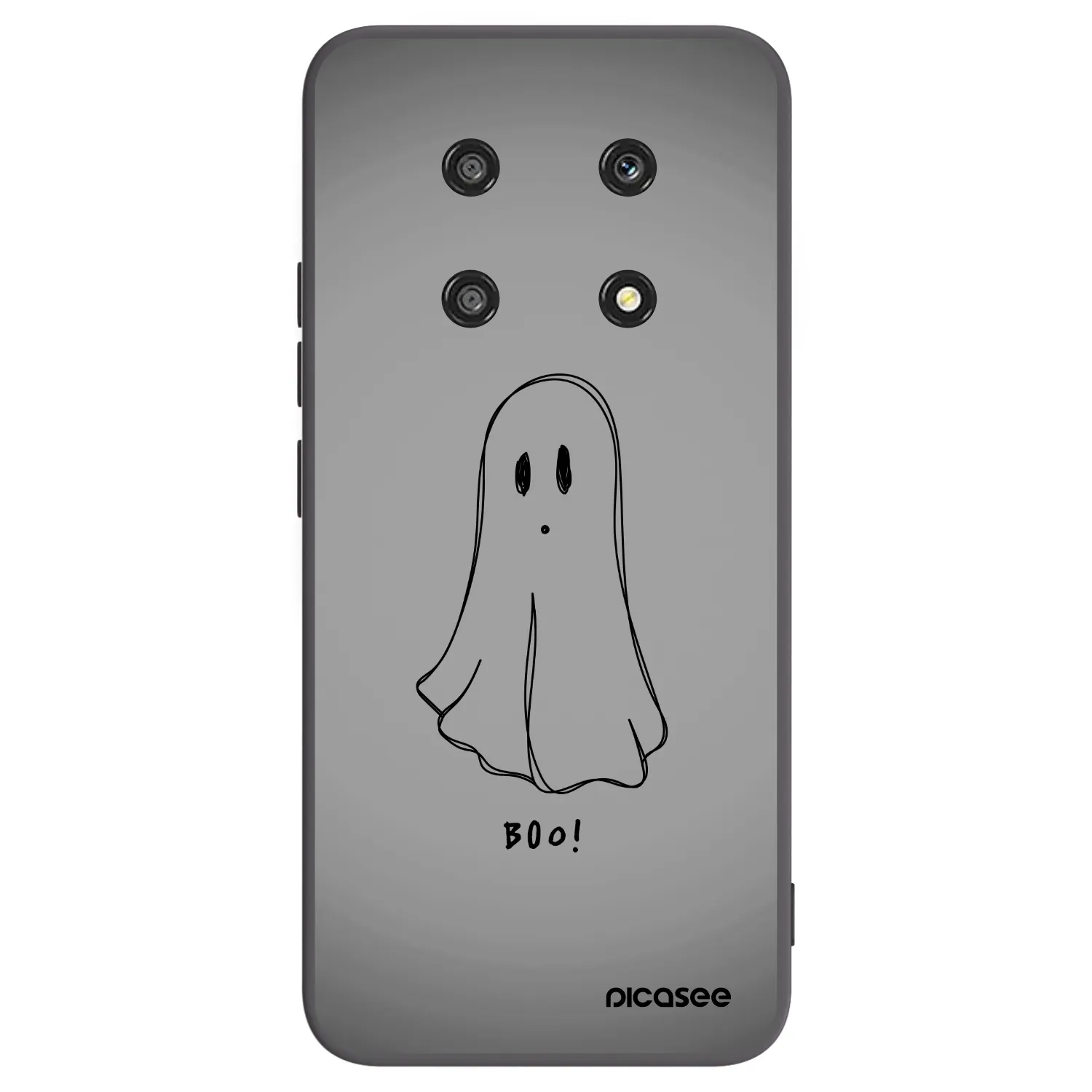Picasee crna silikonska maskica za Honor Magic4 Lite 5G - Ghost