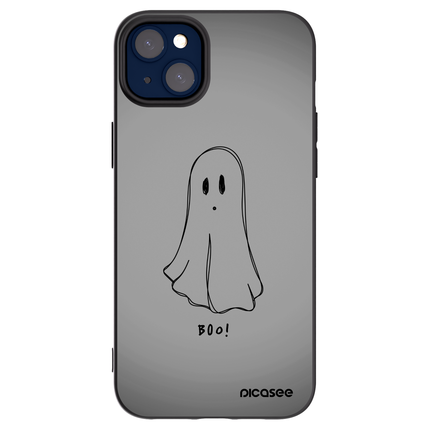 Picasee crna silikonska maskica za Apple iPhone 14 Plus - Ghost