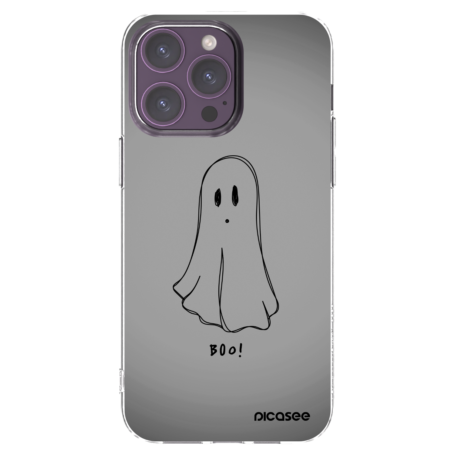 Picasee silikonska prozirna maskica za Apple iPhone 14 Pro Max - Ghost