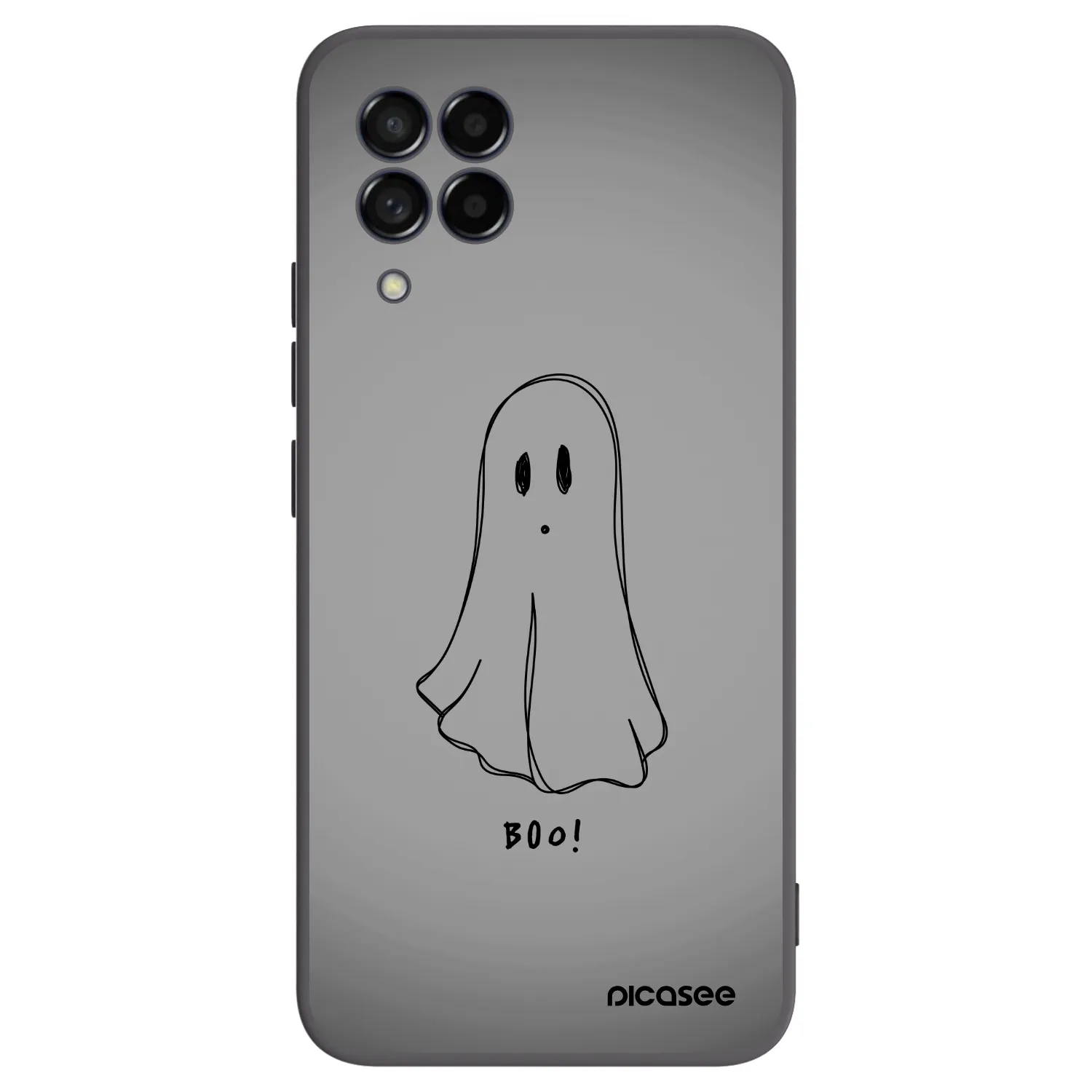 Picasee crna silikonska maskica za Samsung Galaxy M53 5G - Ghost