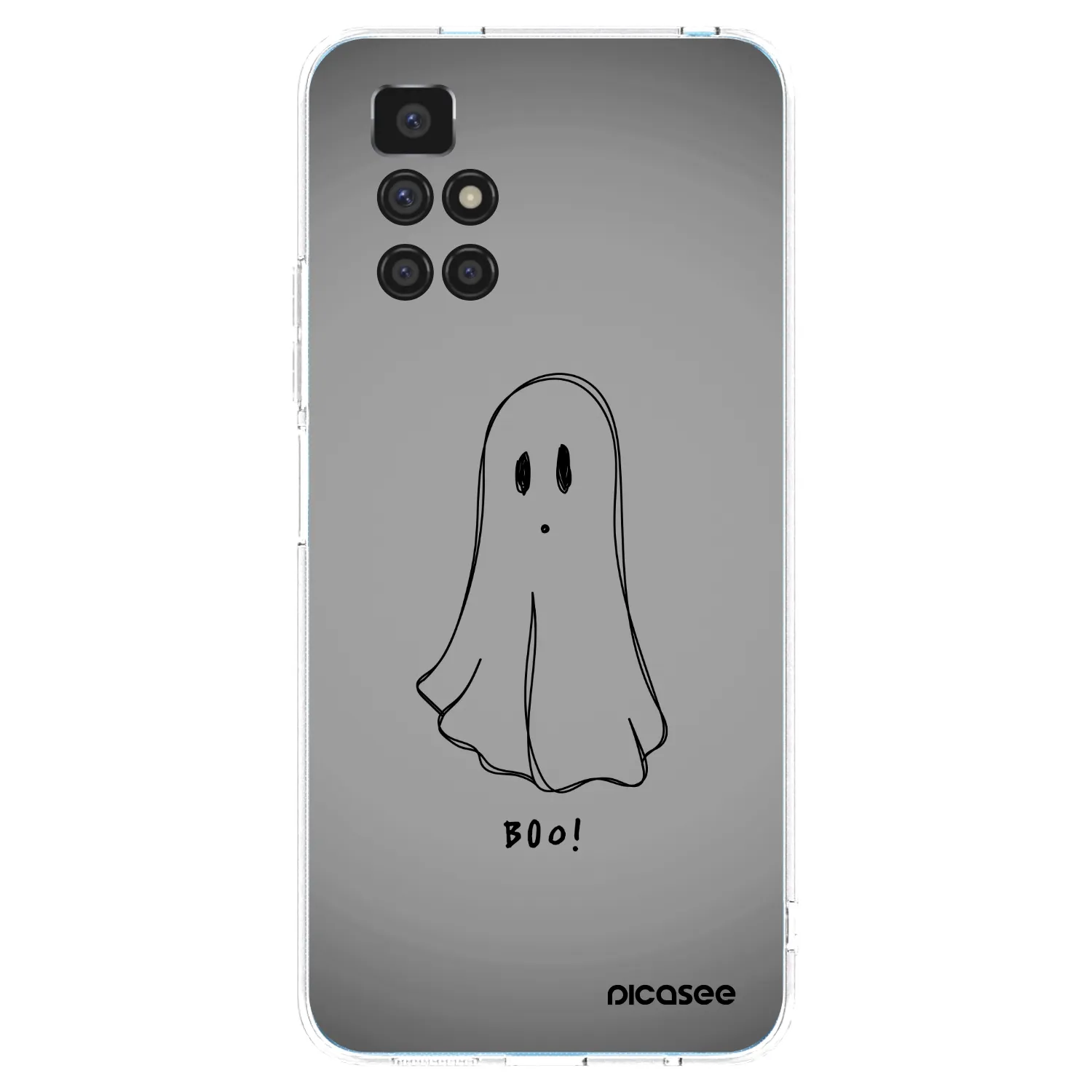 Picasee silikonska prozirna maskica za Xiaomi Redmi 10 (2022) - Ghost