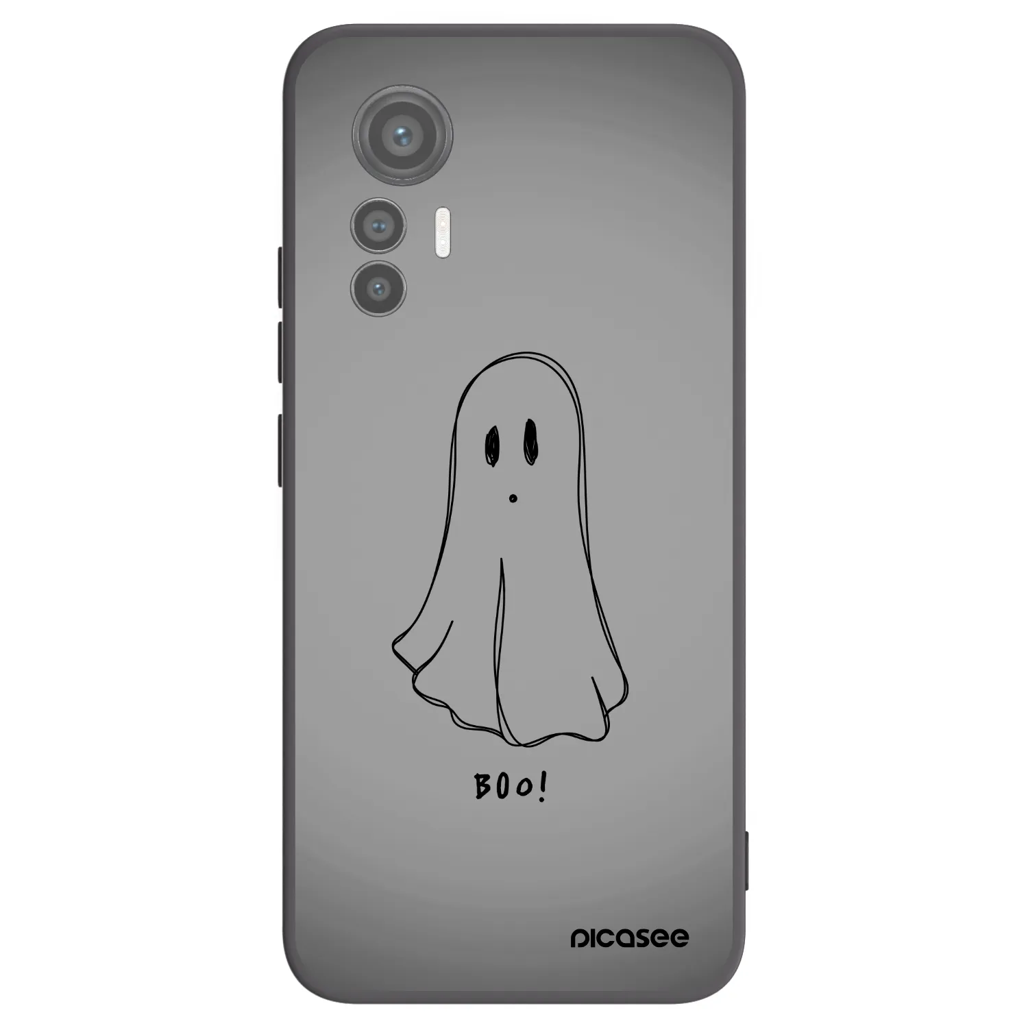 Picasee crna silikonska maskica za Xiaomi 12 Lite - Ghost