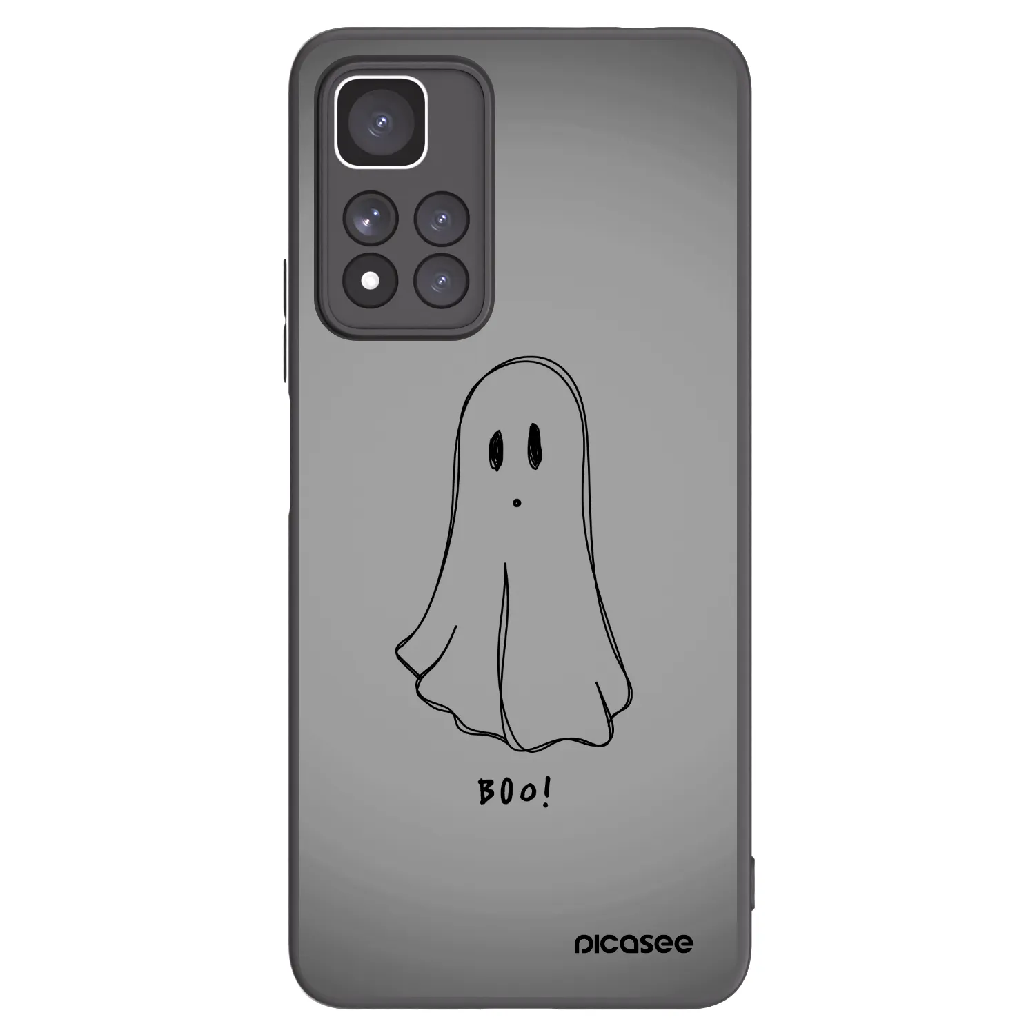 Picasee crna silikonska maskica za Xiaomi Redmi Note 11 Pro+ 5G - Ghost