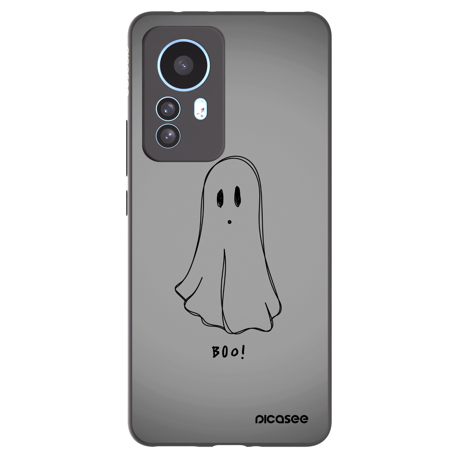 Picasee crna silikonska maskica za Xiaomi 12T - Ghost