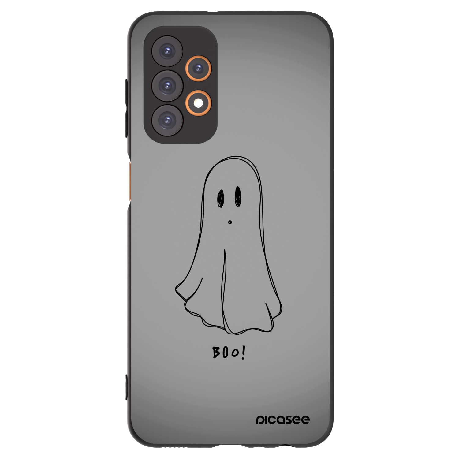 Picasee crna silikonska maskica za Samsung Galaxy A23 A235F 4G - Ghost