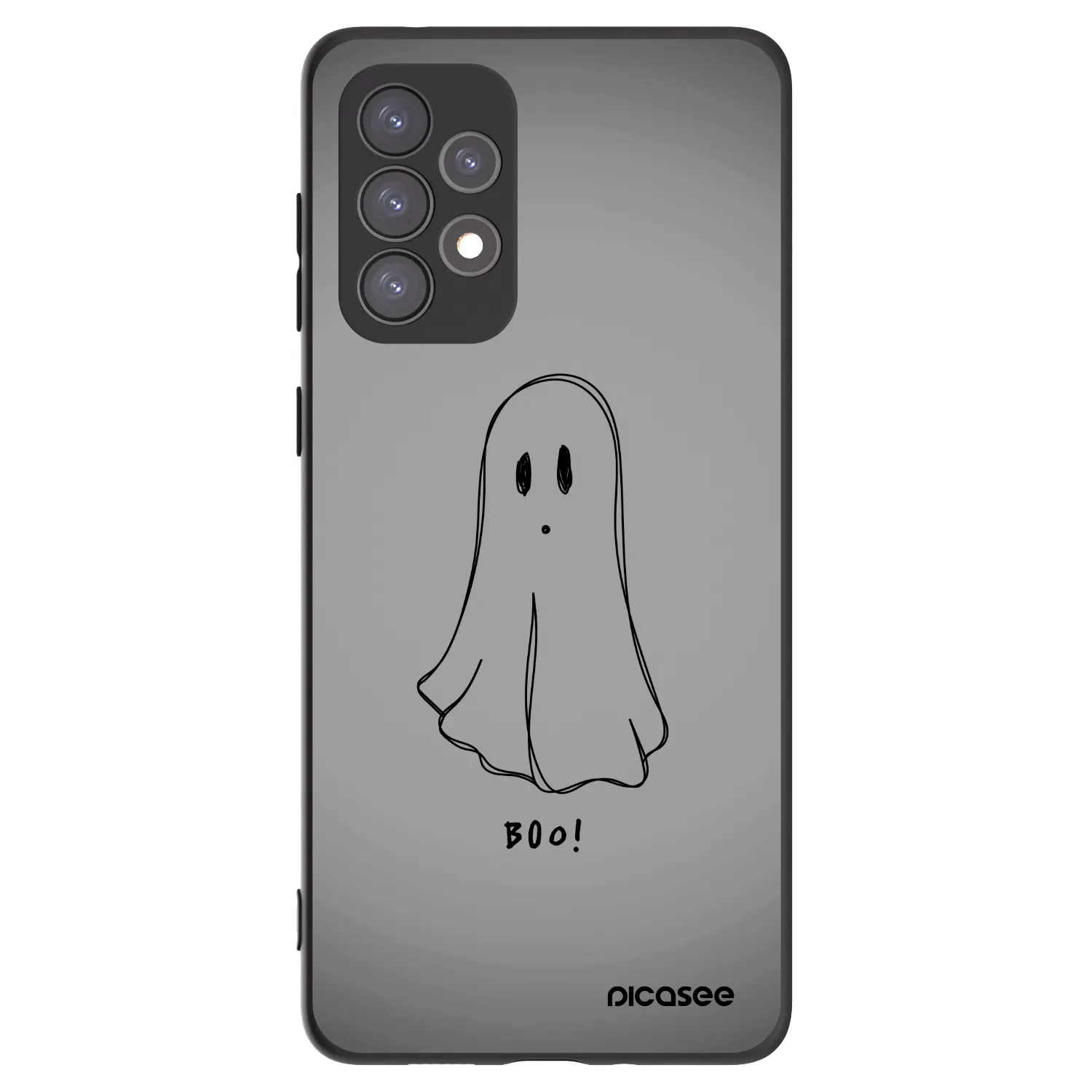 Picasee crna silikonska maskica za Samsung Galaxy A73 5G - Ghost