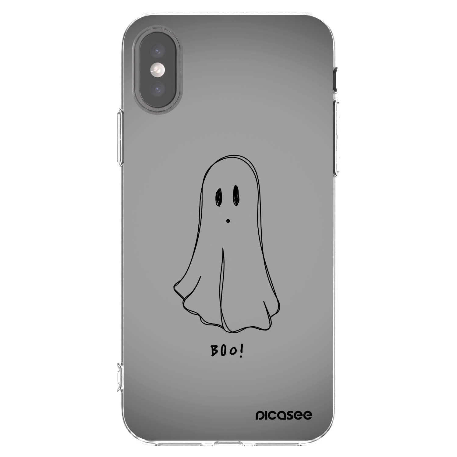 Picasee silikonska prozirna maskica za Apple iPhone X/XS - Ghost