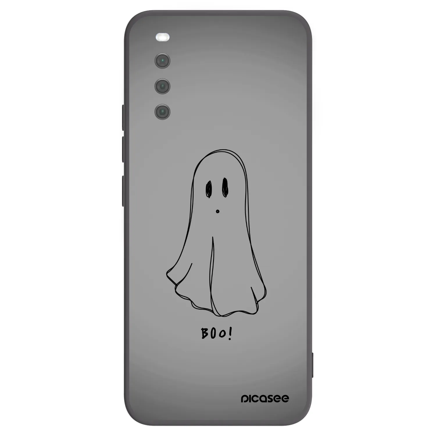 Picasee crna silikonska maskica za Sony Xperia 10 III - Ghost