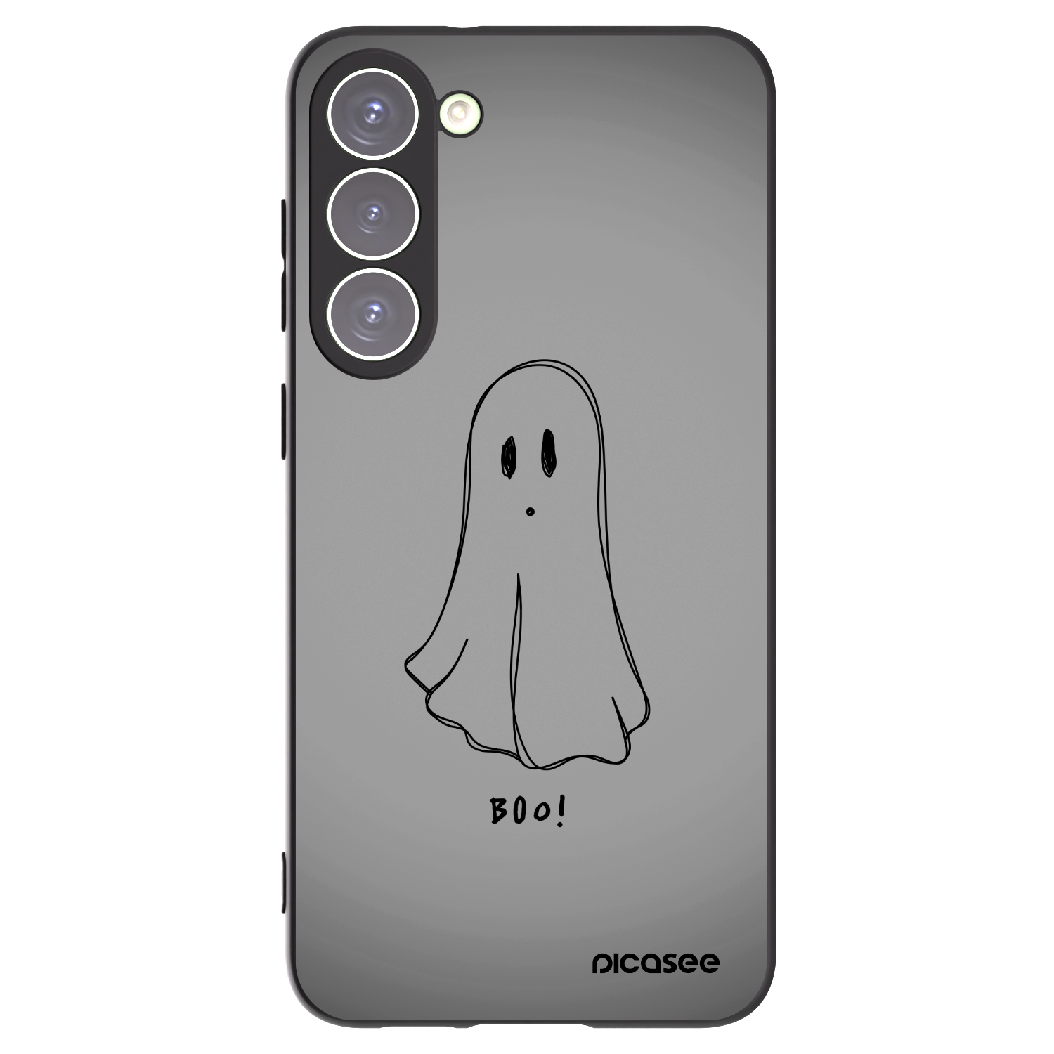 Picasee crna silikonska maskica za Samsung Galaxy S23+ 5G - Ghost