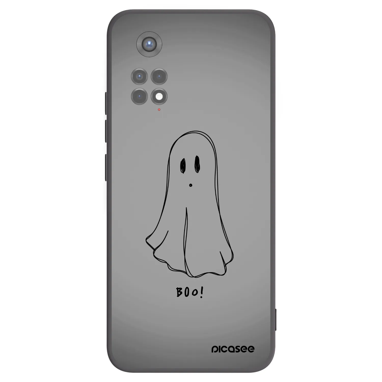 Picasee crna silikonska maskica za Xiaomi Redmi Note 11S 5G - Ghost