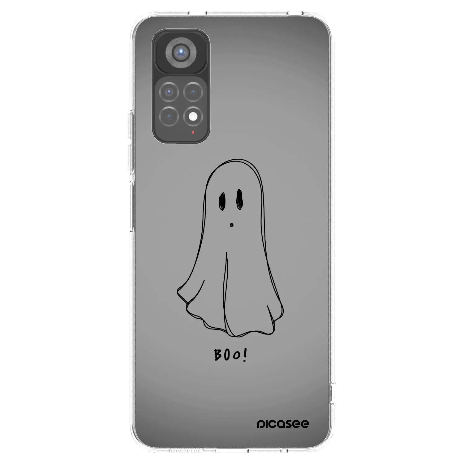 Picasee silikonska prozirna maskica za Xiaomi Redmi Note 11S 5G - Ghost