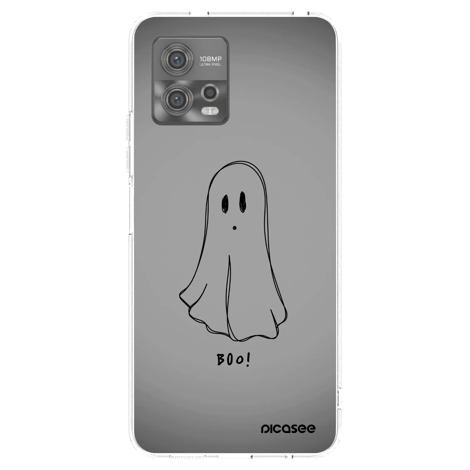 Picasee silikonska prozirna maskica za Motorola Moto G72 - Ghost