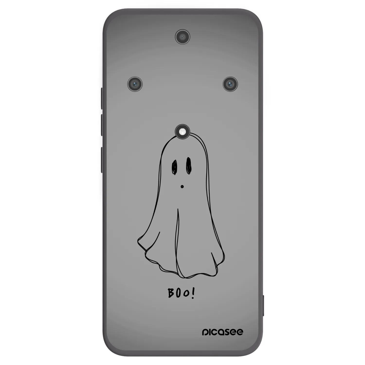 Picasee crna silikonska maskica za Honor Magic5 Lite 5G - Ghost