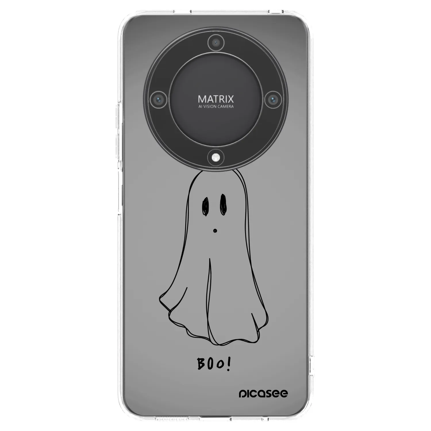Picasee silikonska prozirna maskica za Honor Magic5 Lite 5G - Ghost