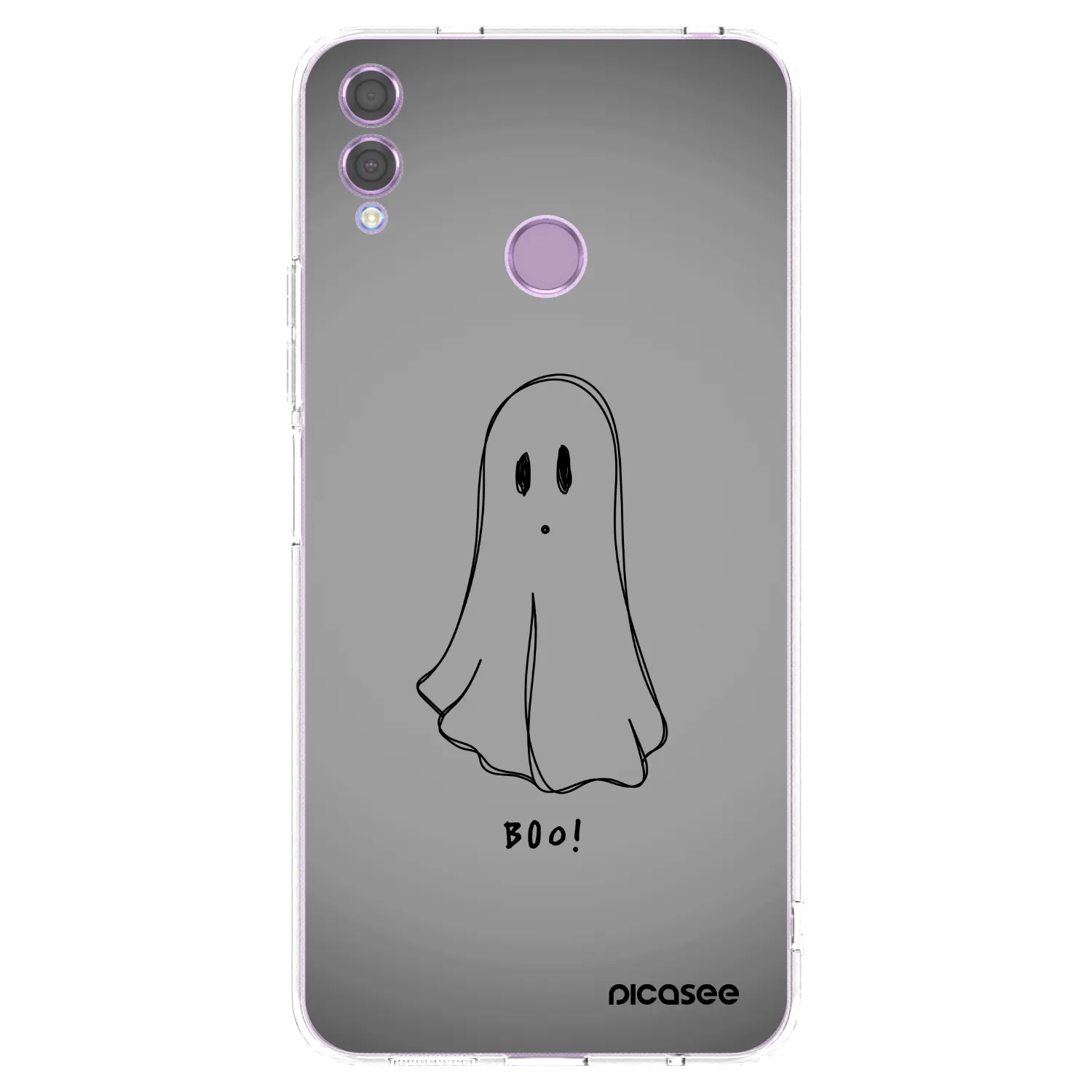 Picasee silikonska prozirna maskica za Honor 8X - Ghost