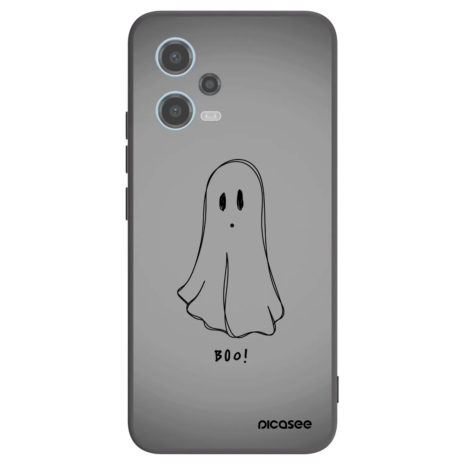 Picasee crna silikonska maskica za Xiaomi Redmi Note 12 5G - Ghost