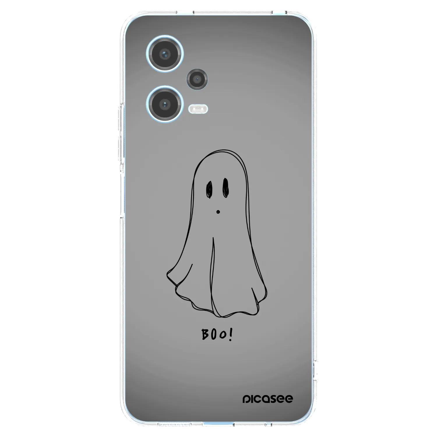 Picasee silikonska prozirna maskica za Xiaomi Redmi Note 12 5G - Ghost