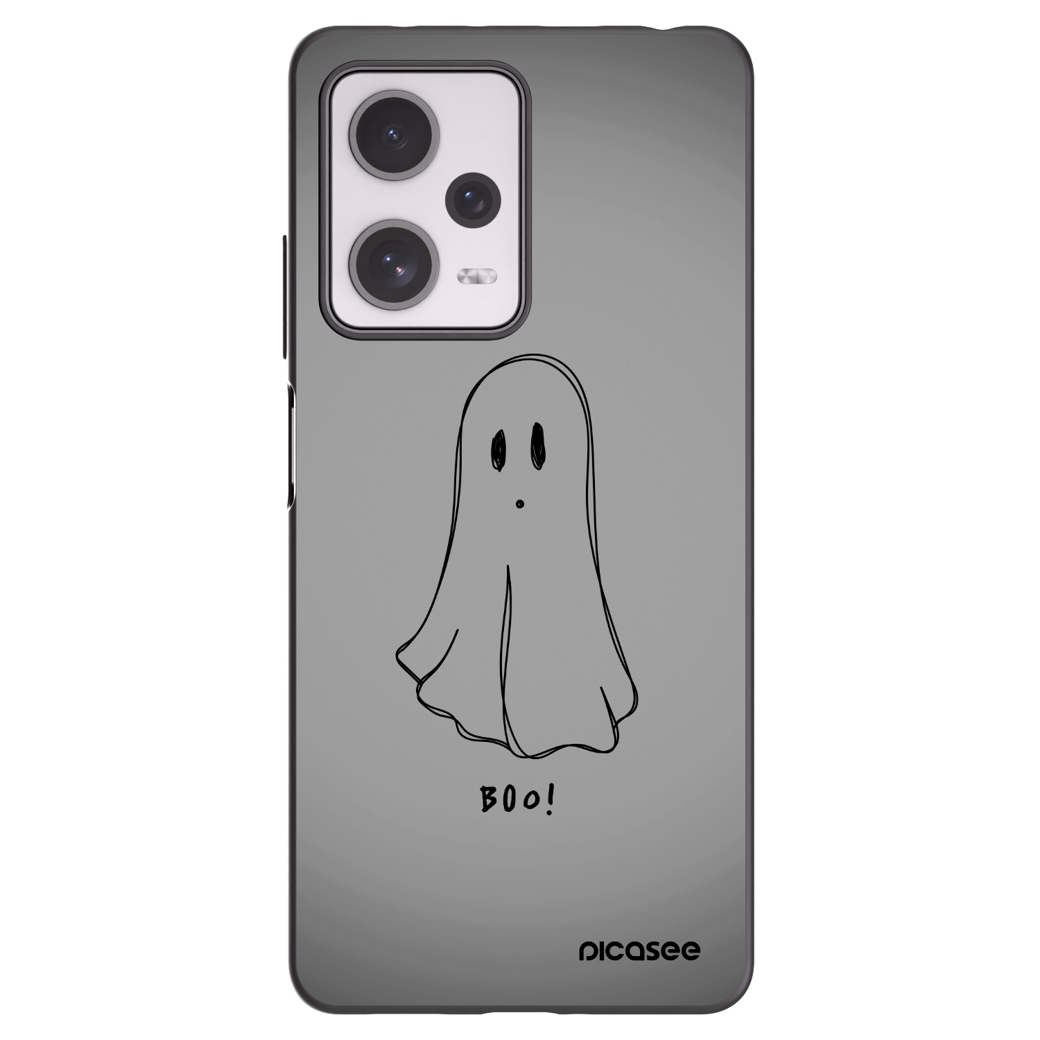 Picasee crna silikonska maskica za Xiaomi Redmi Note 12 Pro+ 5G - Ghost