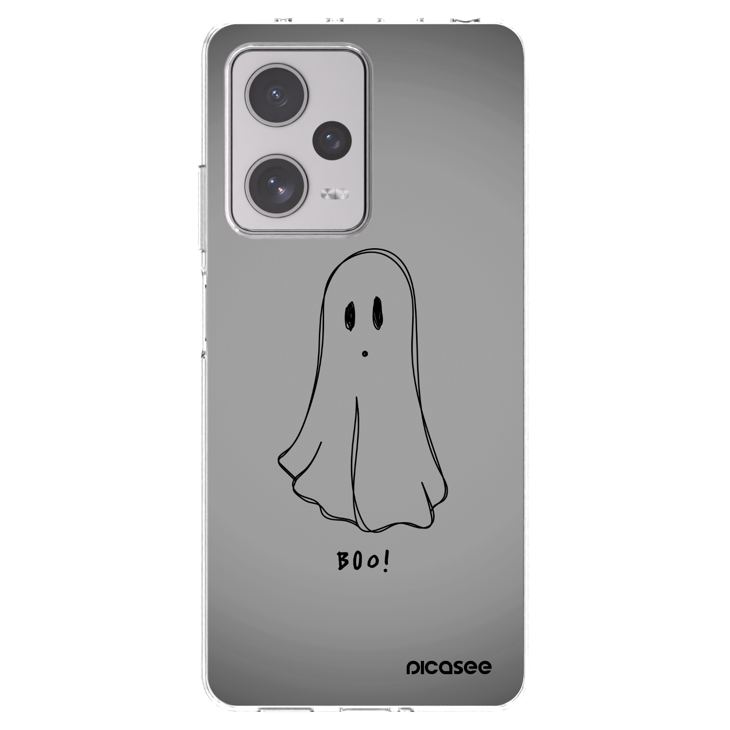 Picasee silikonska prozirna maskica za Xiaomi Redmi Note 12 Pro+ 5G - Ghost