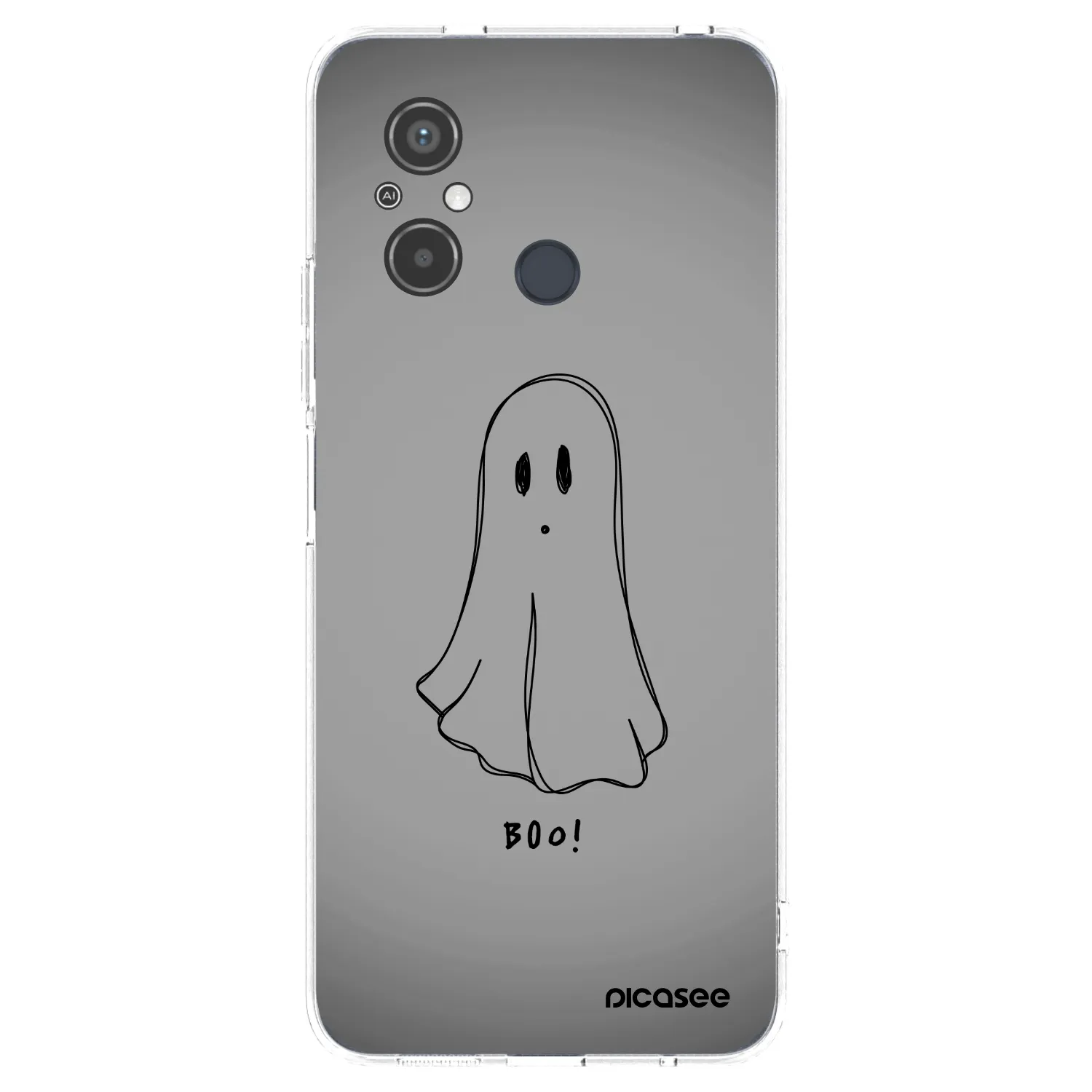 Picasee silikonska prozirna maskica za Xiaomi Redmi 12C - Ghost