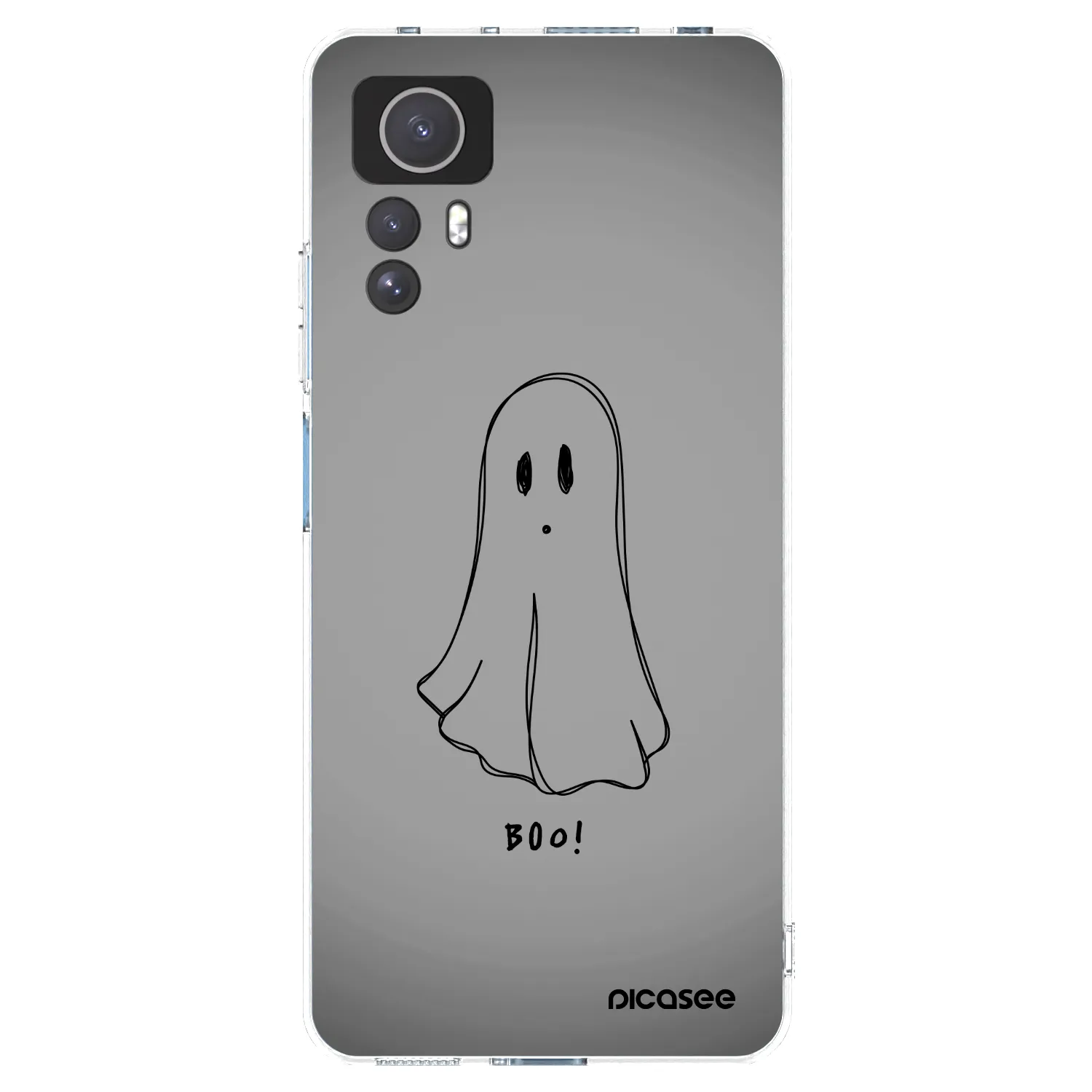 Picasee silikonska prozirna maskica za Xiaomi Redmi Note 12S - Ghost