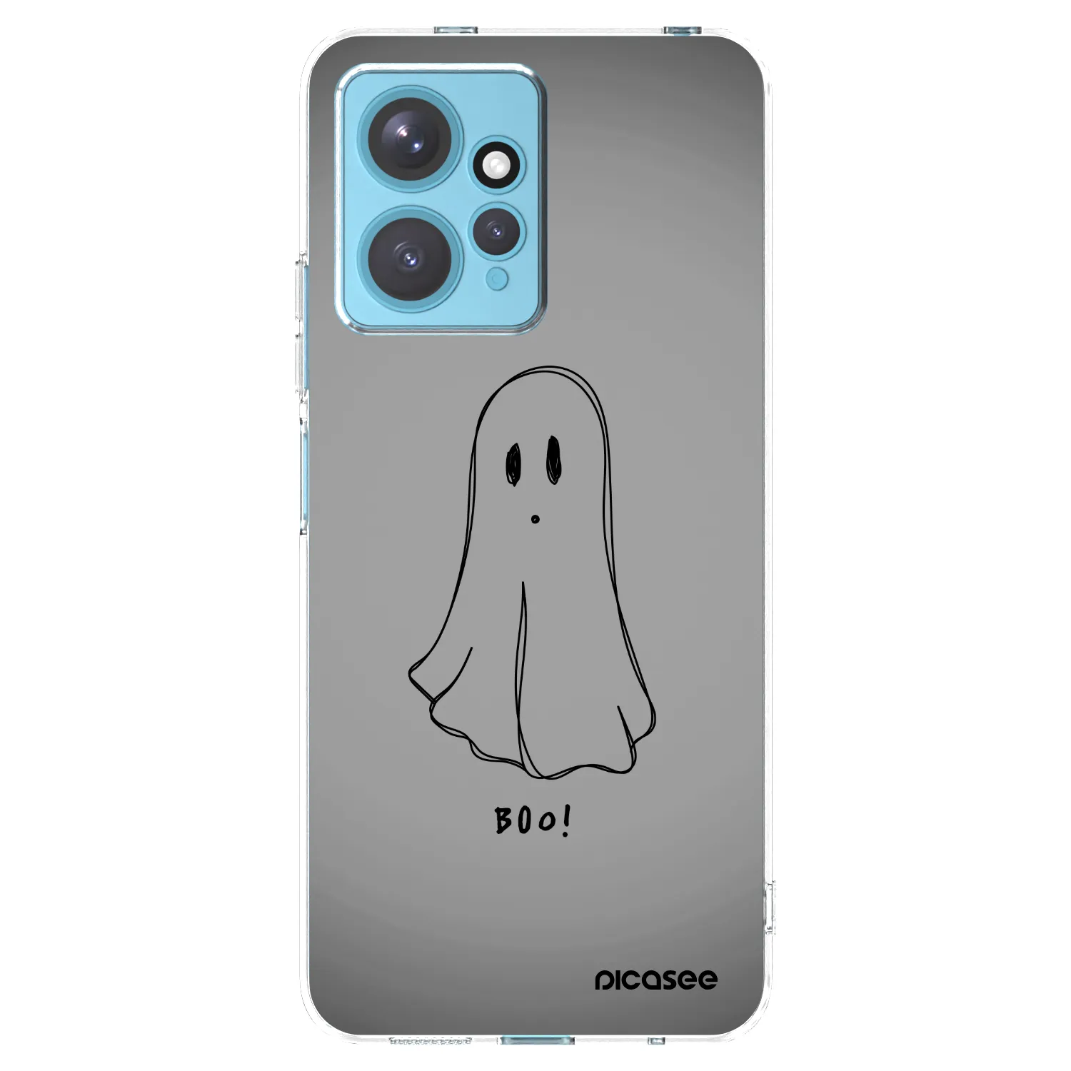 Picasee silikonska prozirna maskica za Xiaomi Redmi Note 12 4G - Ghost